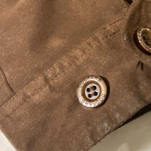 Dockers Men’s Brown Bomber Style Jacket – Size Large - Picture 9 of 11